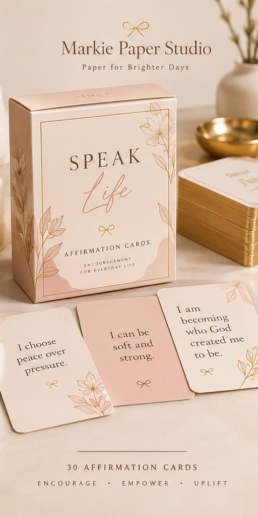 Speak Life Affirmation Cards